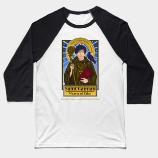 Saint Gaiman Baseball T-Shirt